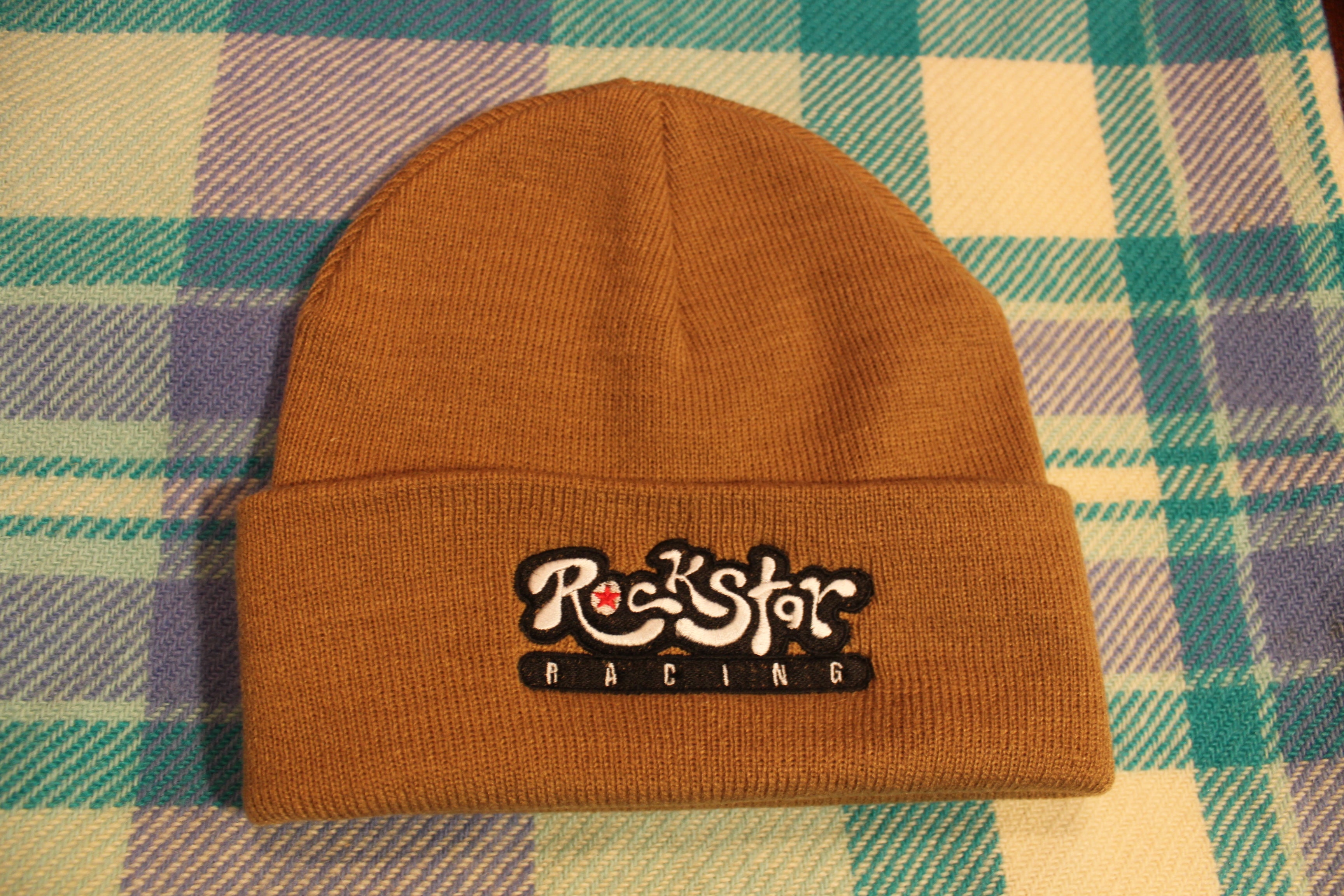 Rockstar beanie.